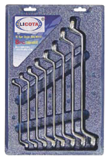Фотография: Набор ключей накидных 75гр. 6-22мм в пластиковой подложке 8пр